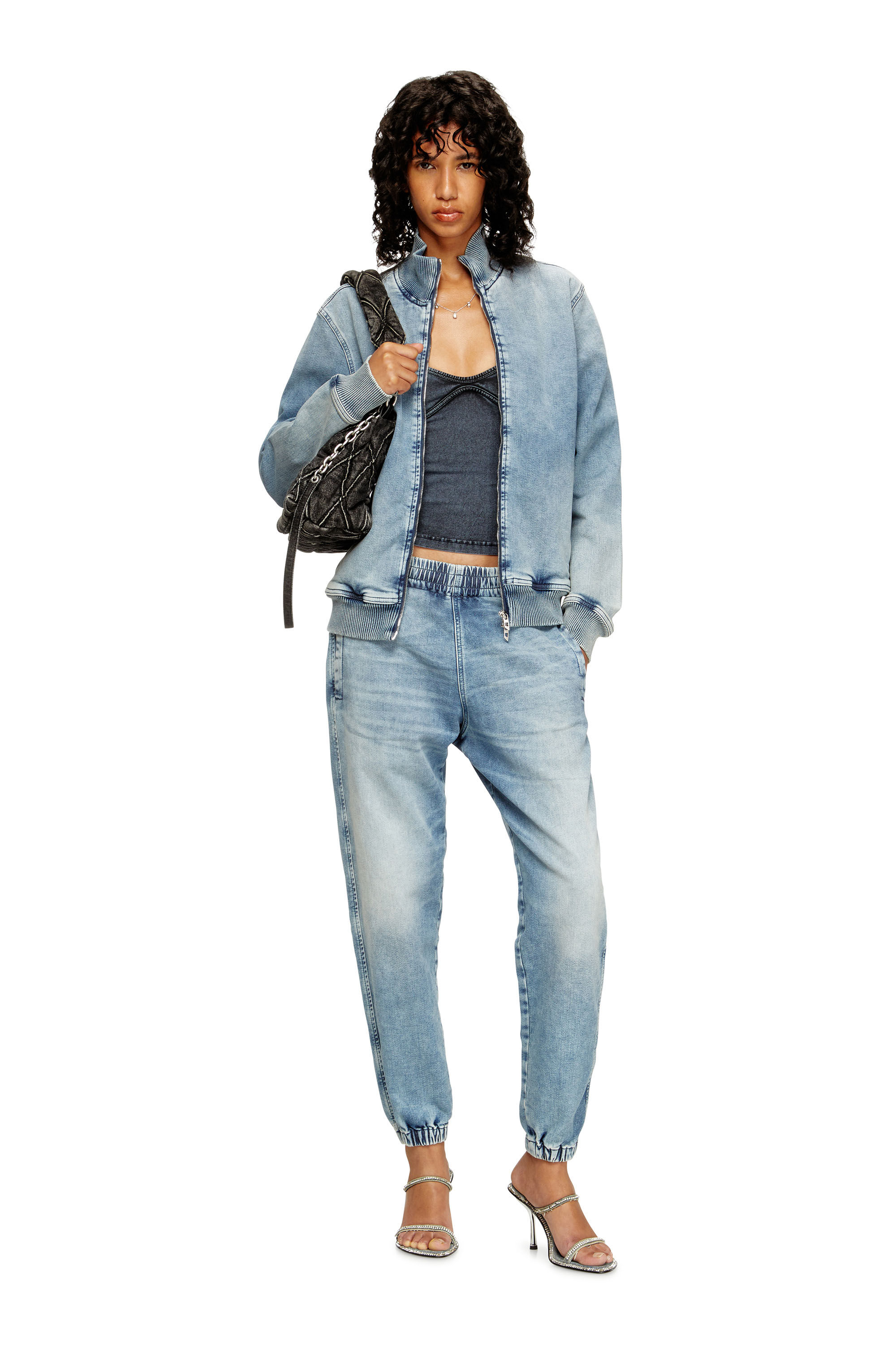 Slim D-Labb Track denim 09M32, 