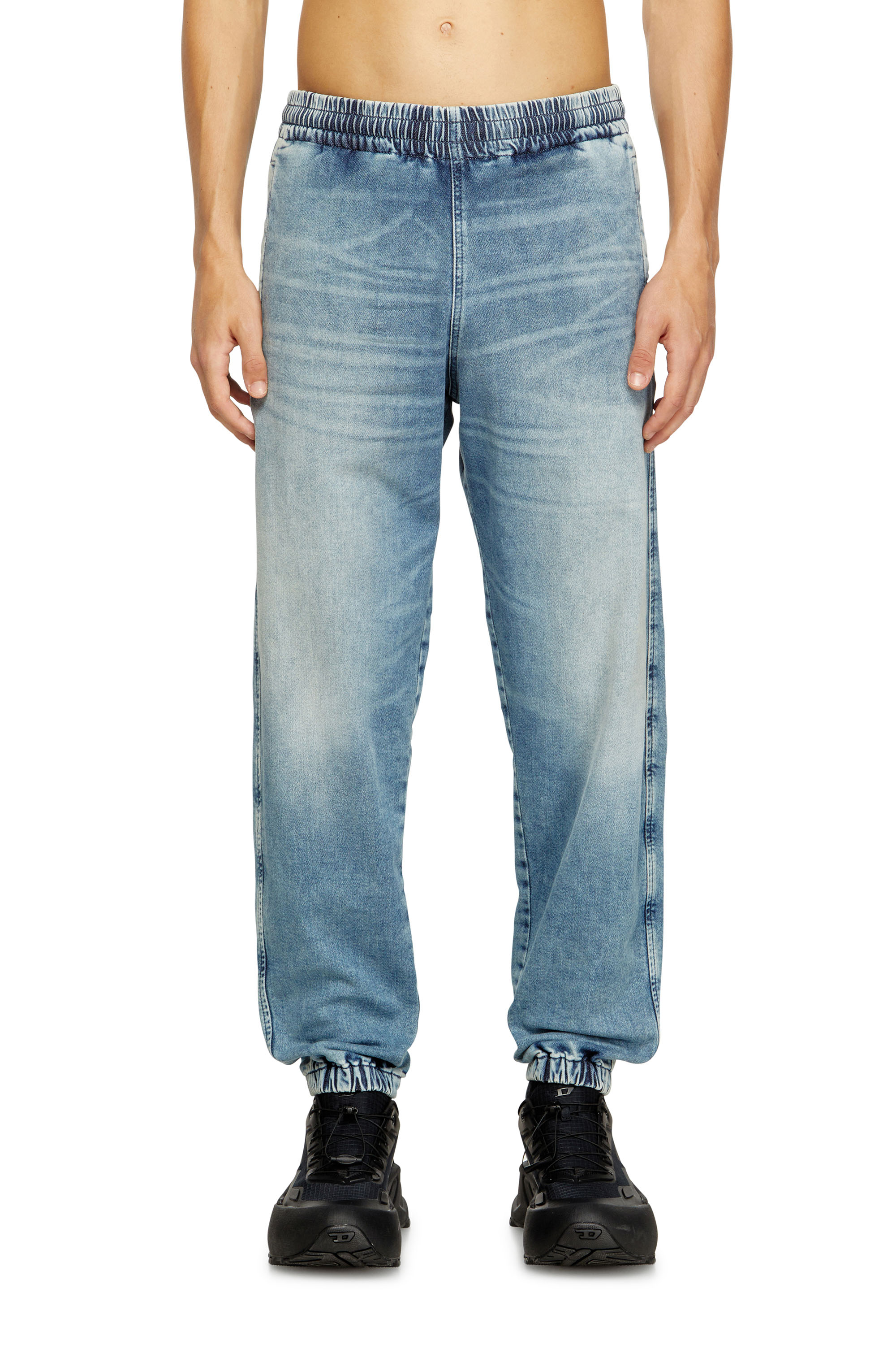 Diesel - Unisex's Slim D-Labb Track denim 09M32, Light Blue - 1