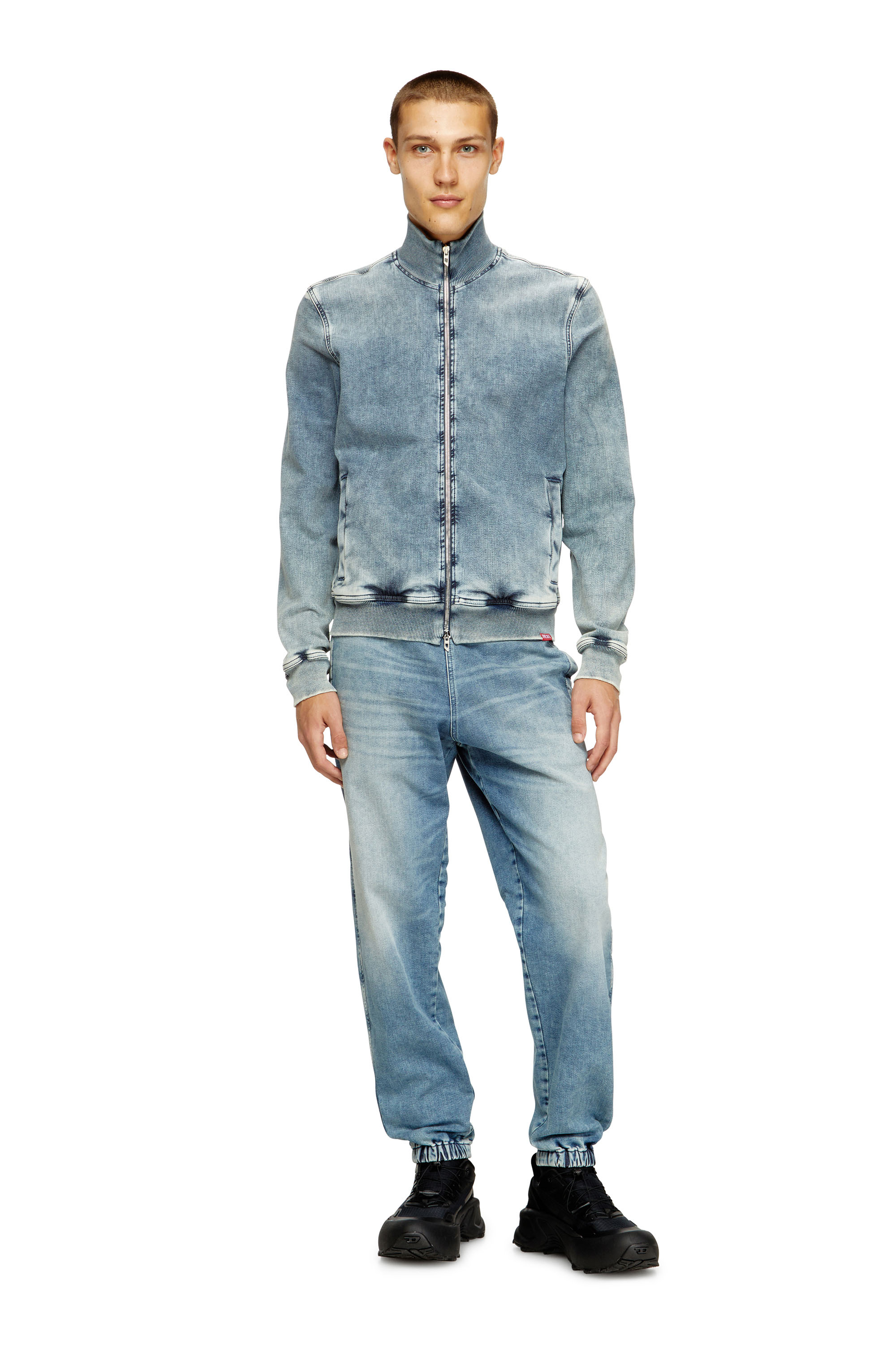 Diesel - Unisex's Slim D-Labb Track denim 09M32, Light Blue - 2